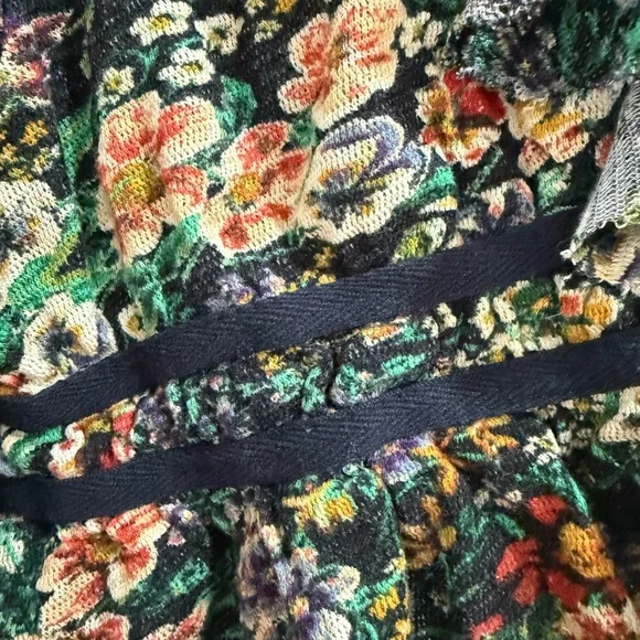 Free People Multicolor Floral Ruffle Blouse - Picture 3 of 6